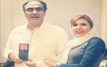 بهزادخداویسی و همسرش/عکس