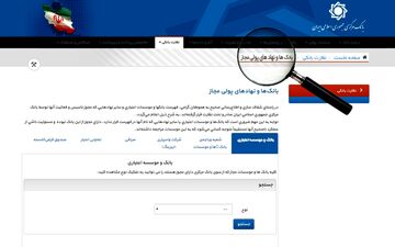 هشدار بانک مرکزی در مورد فهرست بانک‌ها و نهادهای پولی مجاز