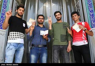  انتخابات ریاست جمهوری و شورای شهر اهواز + تصاویر