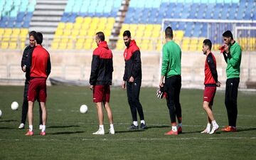 تمرین بدنسازی پرسپولیس در غیاب گل‌محمدی+ عکس
