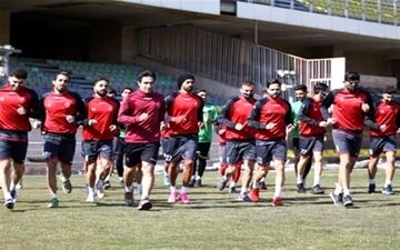 تمرین مدافع تیم ملی با پرسپولیسی‌ها/ حیدری در جمع سرخپوشان + تصاویر 