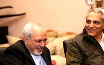 محمدجواد ظریف در پشت صحنه سریال مهران مدیری! | فیلم دیده نشده