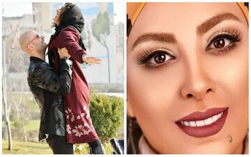 استایل خانمانه حدیثه تهرانی و همسرش در کنسرت محسن ابراهیم‌زاده