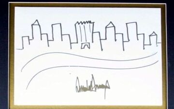  نقاشی ترامپ با قیمتی عجیب فروخته شد