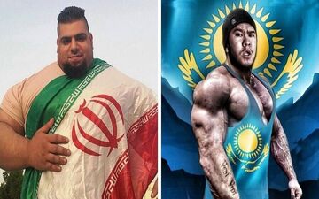 درگیری شدید گوریل قزاقزستان و هالک ایرانی (سجاد غریبی) / اشتباه مجدد سجاد 