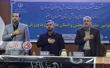 گزارش تصویری/ نشست معاون وزیر ورزش و جوانان و مدیران روسای ادارات ورزش و جوانان اصفهان 