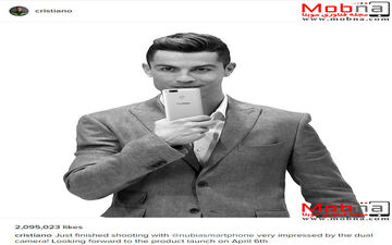 تیپ رسمی کریس رونالدو برای تبلیغ یک برند موبایل! (عکس)
