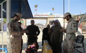  ورود بدون روادید اتباع عراقی از مرز شلمچه از 14 مهر ممنوع شد