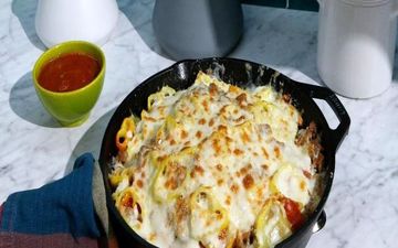 سیب زمینی تابه ای نشونت میدم لذتش رو ببری / ساده‌ترین و خوشمزه‌ترین غذا با سیب‌زمینی