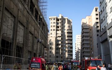 اتصال برق علت اولیه آتش سوزی برج پارامیس