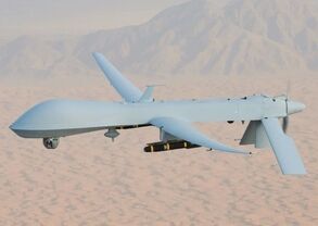 سپاه: پهپاد آمریکایی MQ-1 در تنگه هرمز سرنگون شد