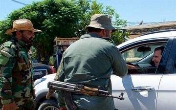  تردد «اسد» و همسرش با خودروی شخصی‌اش در ۴ شهر سوریه + تصاویر 