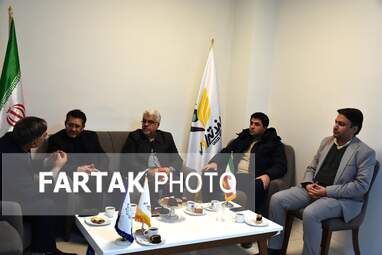 علی حسینی،  مجید قیطولی مدیر روابط عمومی دانشگاه رازی، دکتر سجاد دادفر عضو هیأت علمی دانشگاه رازی، دکتر روح‌الله بهرامی عضو هیأت علمی دانشگاه رازی، جهانشاه امیری پژوهشگر