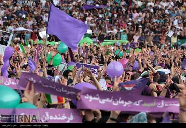سخنرانی حسن روحانی در مشهد + تصاویر