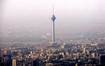 هوای تهران در وضعیت نارنجی و آلوده قرار گرفت
