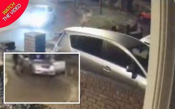 لحظه ربوده شدن زن جوان در خیابان خلوت