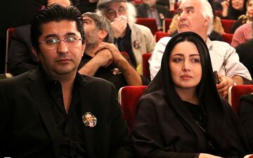 «شیلاخداداد» و همسرش در مراسم چهلم زنده یاد معلم | عکس