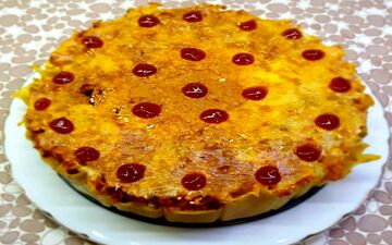 طرز تهیه کیک پاستا با گوشت و پنیر| بچه ها خیلی دوست دارن!