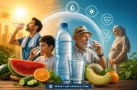 افزایش مصرف آب در روزهای گرم؛ متخصصان نسبت به خطر کم‌آبی بدن هشدار دادند