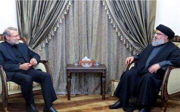 لاریجانی و نصرالله آخرین تحولات منطقه را بررسی کردند
