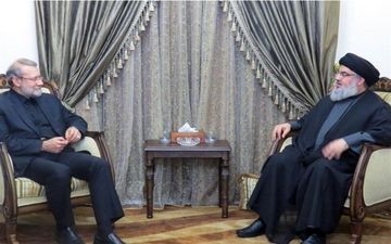 لاریجانی و نصرالله آخرین تحولات منطقه را بررسی کردند