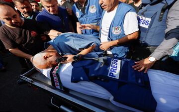  ۷۷  خبرنگار در جنگ غزه جان باختند