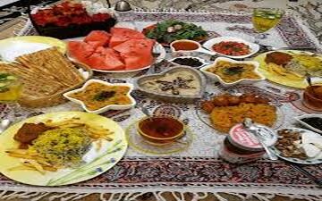 بخور و نخورهای بین افطار و سحر