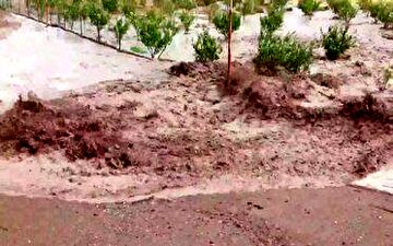جاری شدن سیل در روستاهای اهر