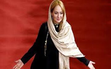 مهناز افشار در حال سرسره بازی! 