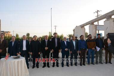کلنگ زنی مجتمع فرهنگی ورزشی سرپل ذهاب توسط بانک شهر