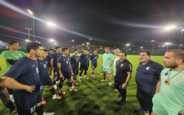 فریاد "برای ایران می‌جنگیم" در تمرین نوجوانان پیش از بازی با تاجیکستان