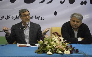 گزارش تصویری از کارگاه سواد رسانه‌ای و تجلیل خبرنگاران در حاشیه چهاردهمین نمایشگاه کتاب کرمانشاه
