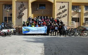 برگزاری همایش دوچرخه سواری بمناسبت روز ملی هوای پاک در کرمانشاه