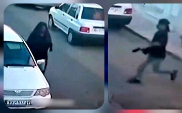 سرقت خونسردانه یک مرد با لباس زنانه / آرایشگاه زنانه در یزد چگونه سرقت شد ؟