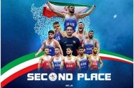  تیم ایران نایب قهرمانی رقابت های کشتی آزاد زیر 23 سال جهان در صربستان شد 