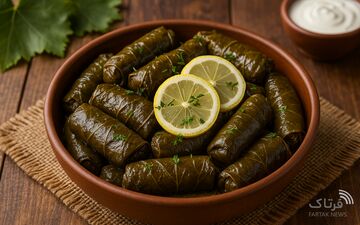طرز تهیه دلمه برگ مو مجلسی؛ دستور کامل به سبک شیرازی و تبریزی