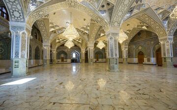 همزمان با میلاد حضرت فاطمه و روز مادر؛ دو صحن جدید در حرم کاظمین (ع) گشایش یافت