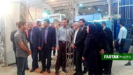 مراسم افتتاحیه اولین نمایشگاه رونق تولید به روایت تصویر
