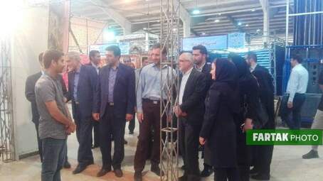 مراسم افتتاحیه اولین نمایشگاه رونق تولید به روایت تصویر
