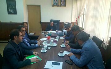 ‍ جلسه تعیین تکلیف مستاجرین زلزله زده و جنگ زده های شهرستان قصر شیرین 