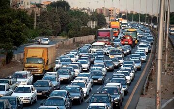 ترافیک در محور کندوان محدوده بیلقان سنگین است