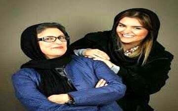 دختر رویا تیموریان در کنار بهرام رادان