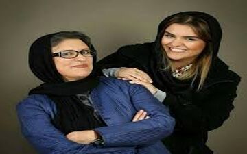 دختر رویا تیموریان در کنار بهرام رادان