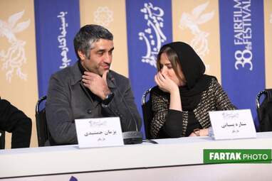 نشست خبری فیلم "دو زیست" با حضور پرسپولیسی معروف