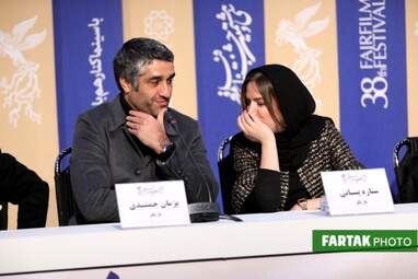نشست خبری فیلم "دو زیست" با حضور پرسپولیسی معروف