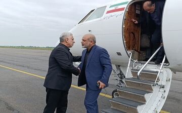 وزیر کشور وارد رشت شد

