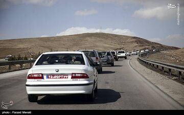 عکس/ کاروان همراهان وزیر راه و شهرسازی در کرمانشاه