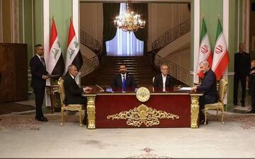  توافق راهبردی احداث راه‌آهن خسروی - بغداد به امضای روسای جمهور ایران و عراق رسید