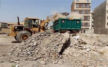 نخستین سایت تخلیه نخاله ساختمانی کرمانشاه افتتاح شد 

