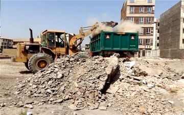 نخستین سایت تخلیه نخاله ساختمانی کرمانشاه افتتاح شد 

